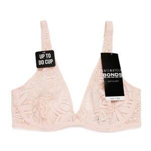 NEW INTIMATELY women's deep v bra in light pink